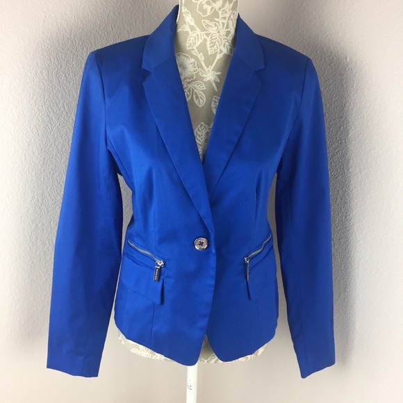 MICHAEL Michael Kors Jackets & Blazers - Michael Kors Blue Blazer Career Wear 10P